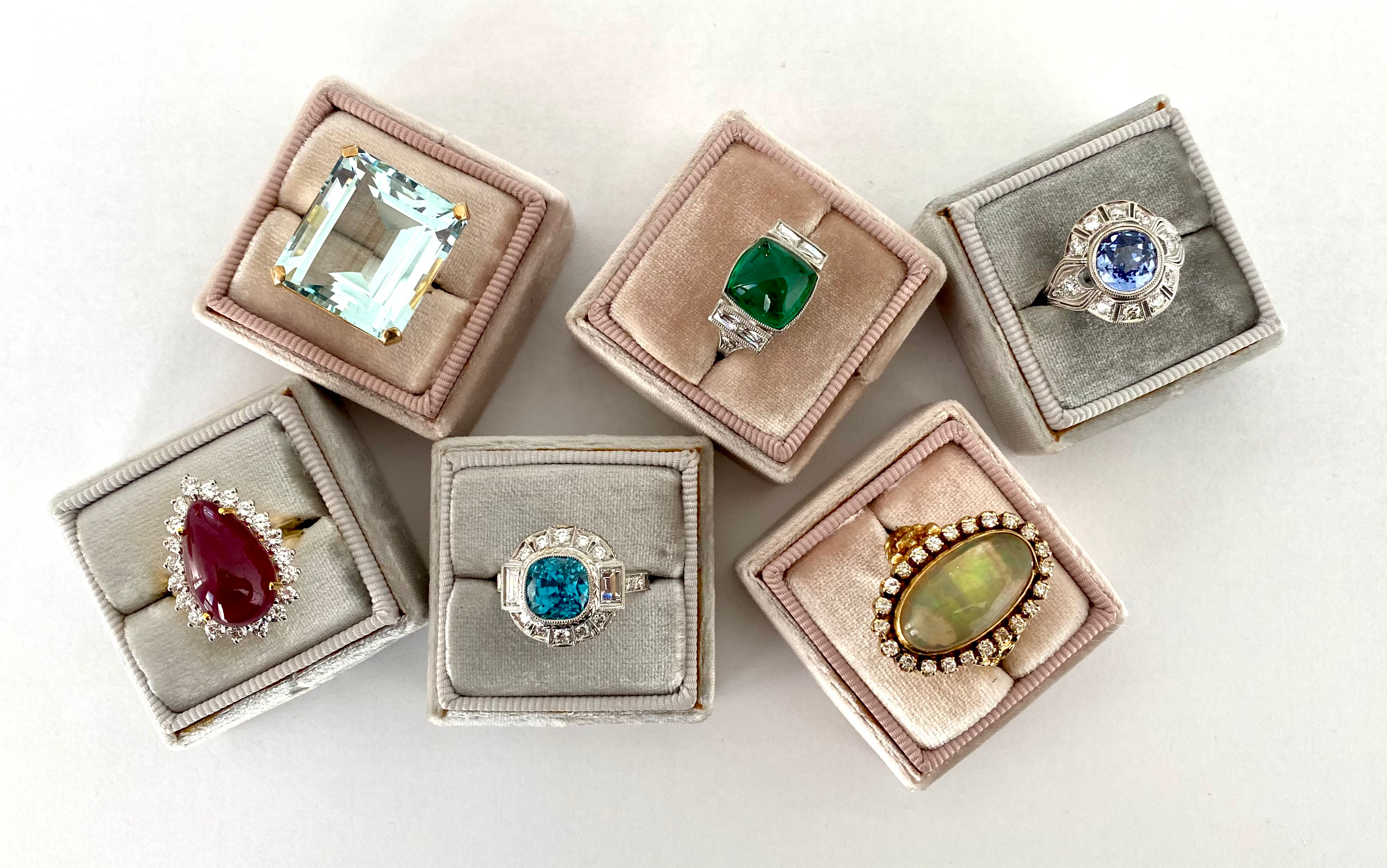 Diamond and Gemstone Engagement Rings