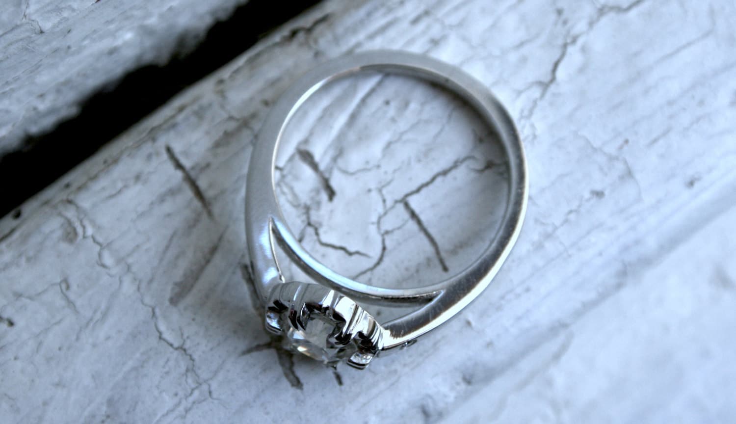 Vintage Inspired Custom Platinum Ring with Diamonds.