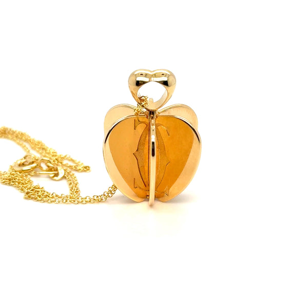 French Vintage Cartier 18K Yellow Gold Golden Apple Charm/ Pendant.
